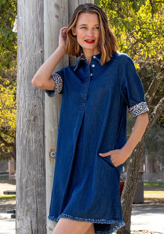 Hyannis Dress Denim M