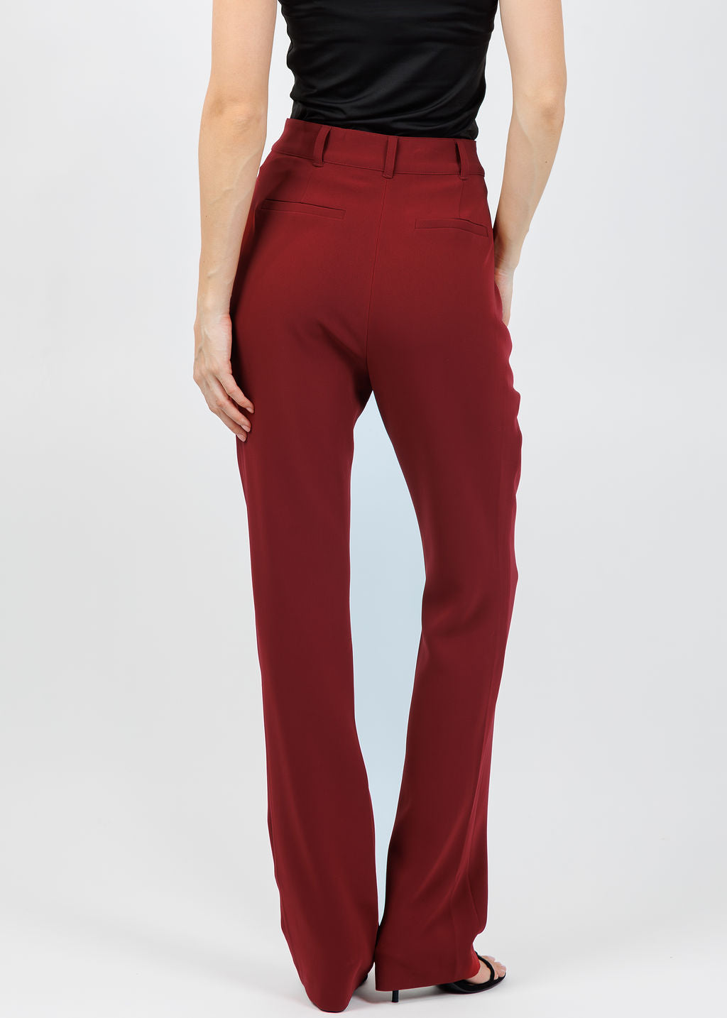 Cinq a Sept Kerry Pants in Wineberry available at Barbara Katz