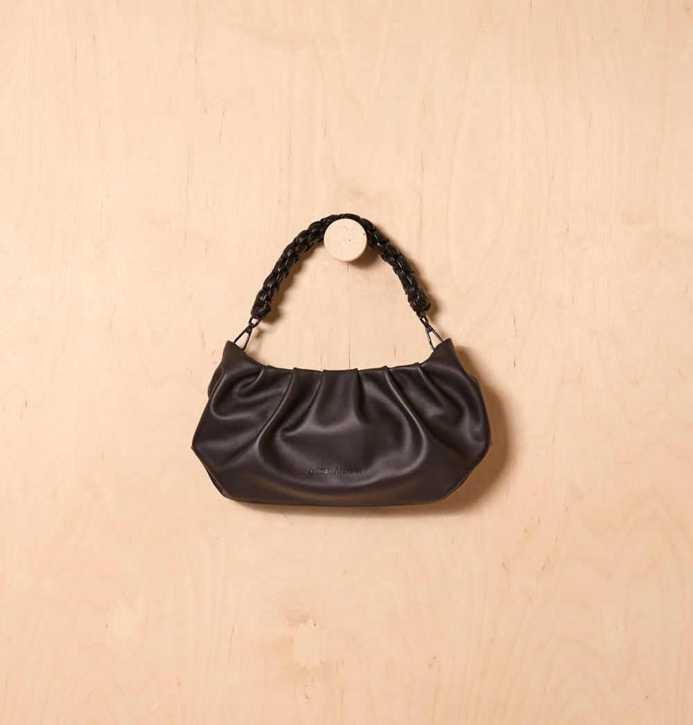 Daniella Lehavi Bali Braided Landscape Bag in Black available at Barbara Katz
