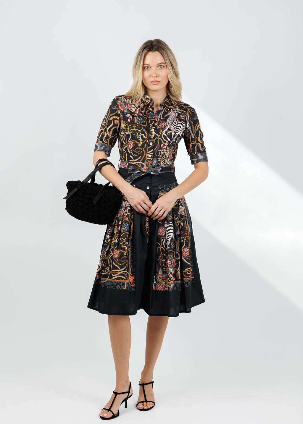 Dizzy-Lizzie Mrs. Maisel Dress in Zebra Print available at Barbara Katz