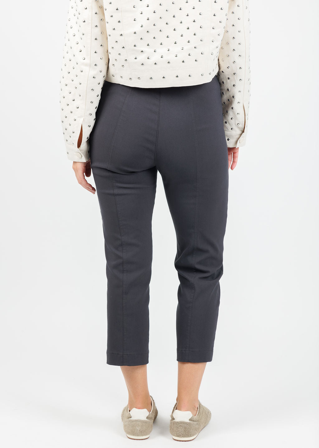 Elliott Lauren FW 25 Crop Cargo Pants in Anthracite available at Barbara Katz