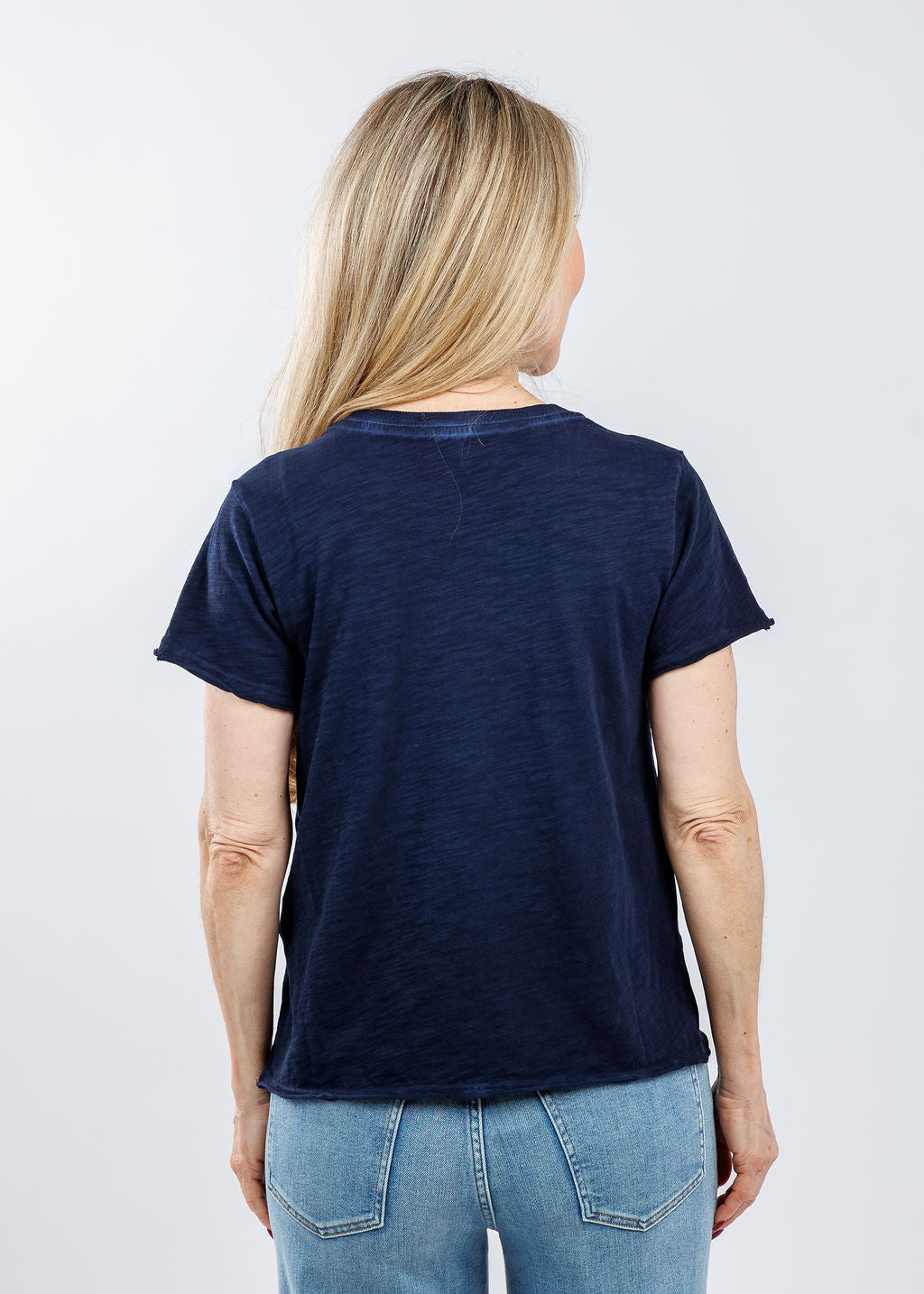 Drew Crew Boxy Tee - Navy