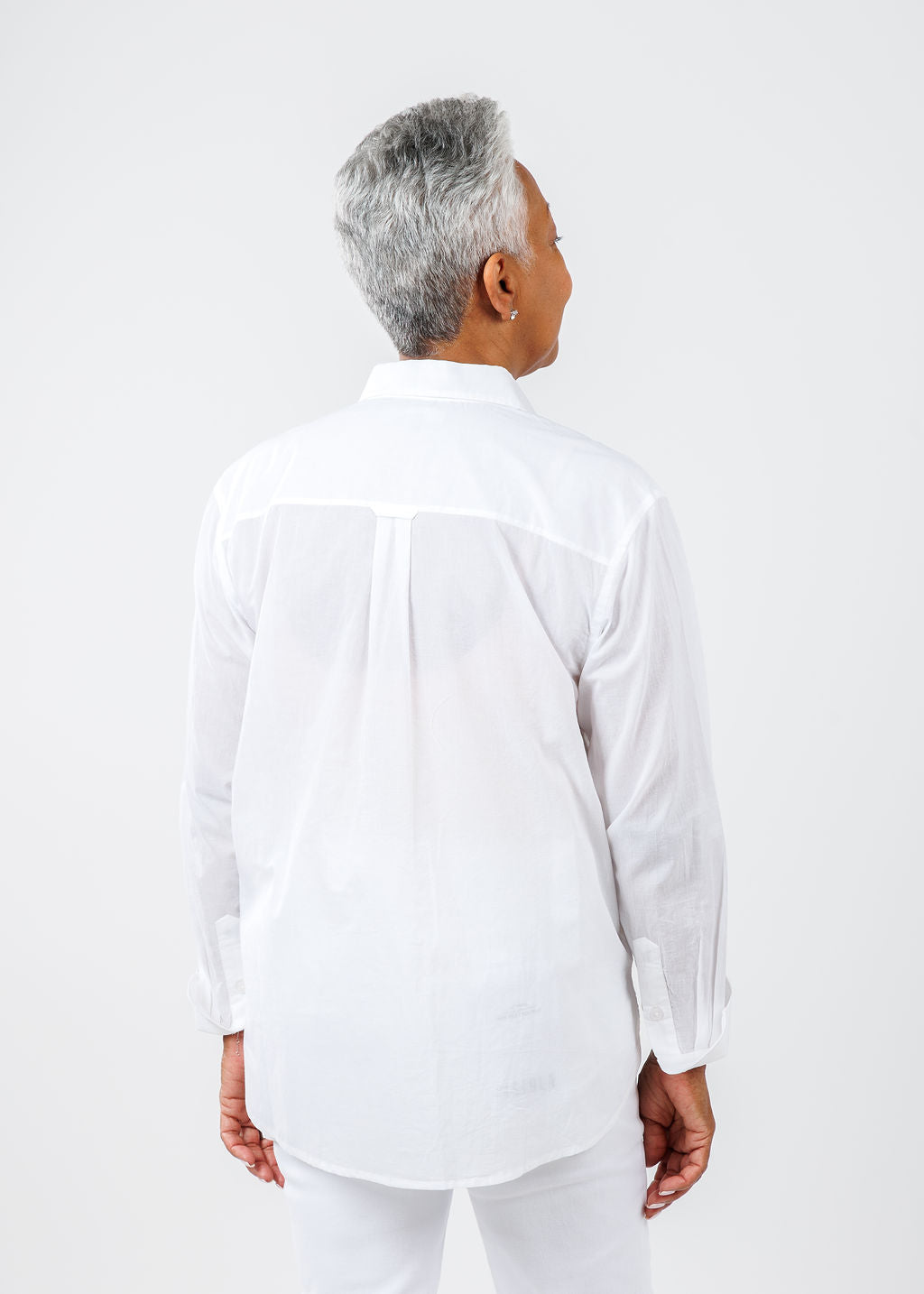 Juana Embroidered Button Down Shirt - White