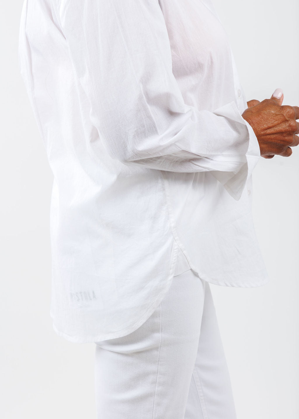 Juana Embroidered Button Down Shirt - White
