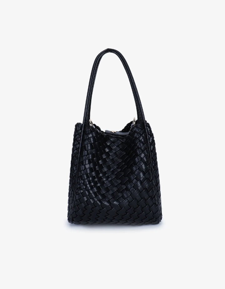 Redmi/Reid Hollace Mini Tote Bag in Black available at Barbara Katz