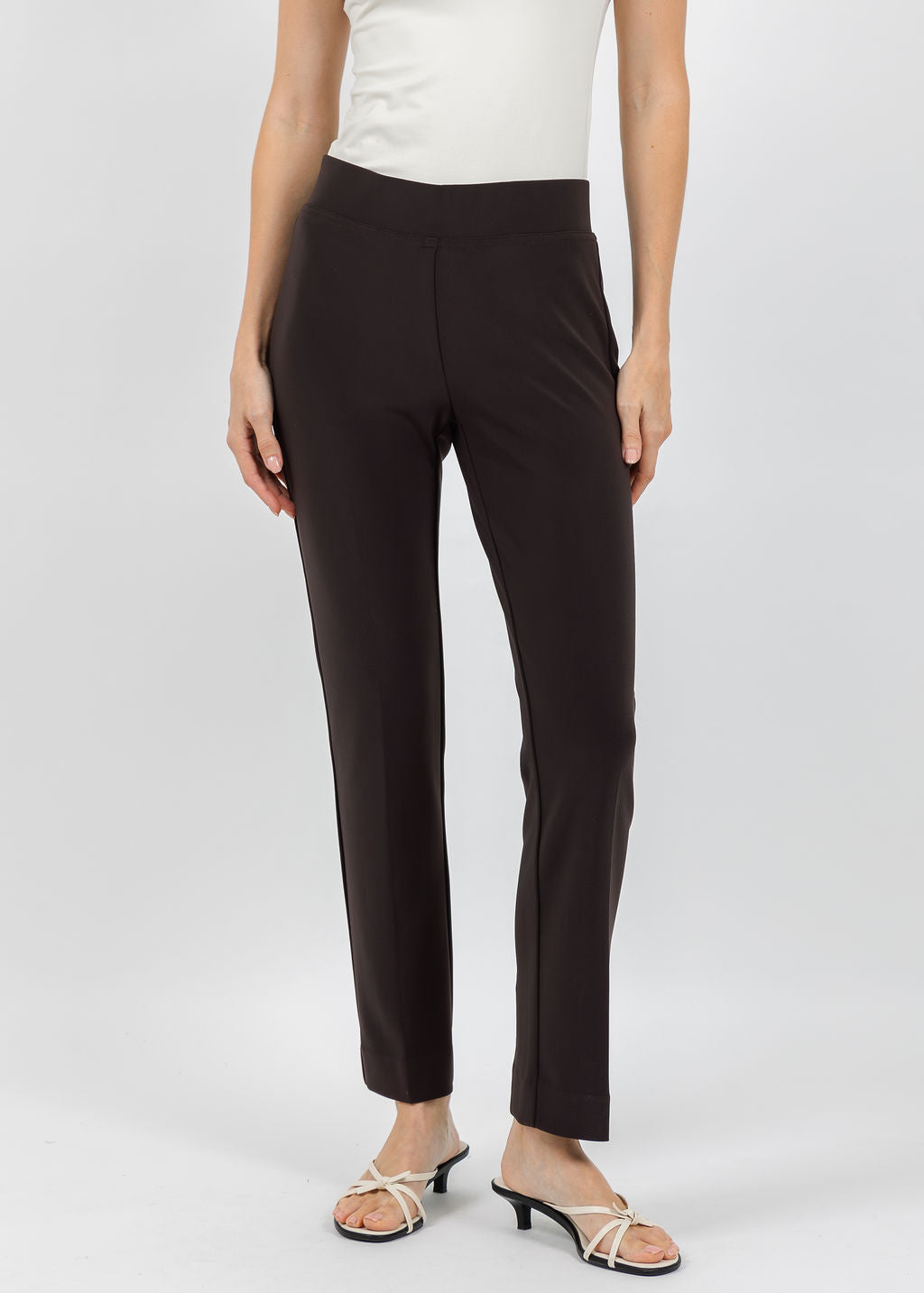 murum TheThreeRobbers / GLORIA PANTS Joseph Ribkoff Classic Straight Pants - Mocha