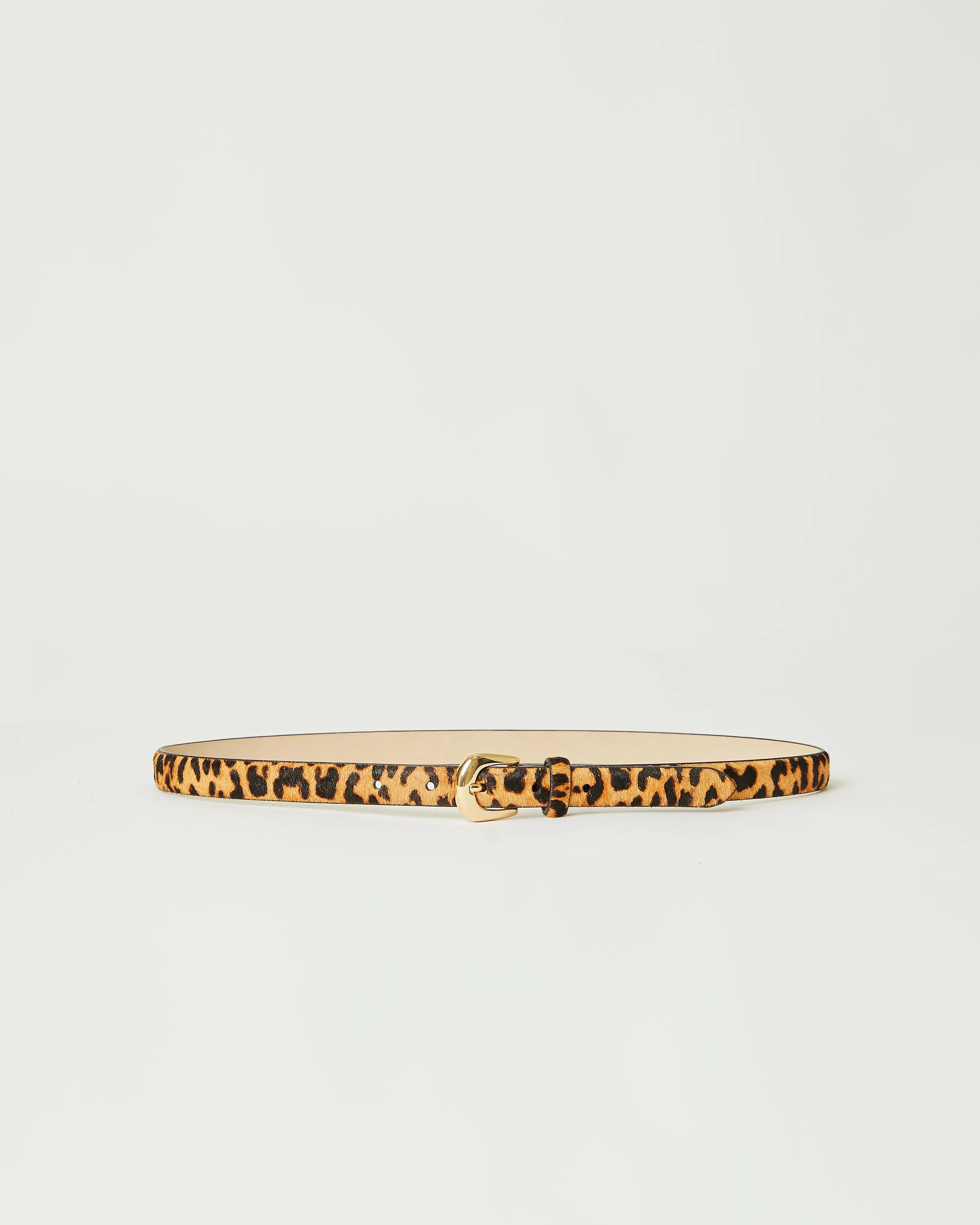 B-Low The Belt Kennedy Mini Calf-Hair Belt - Cheetah Gold