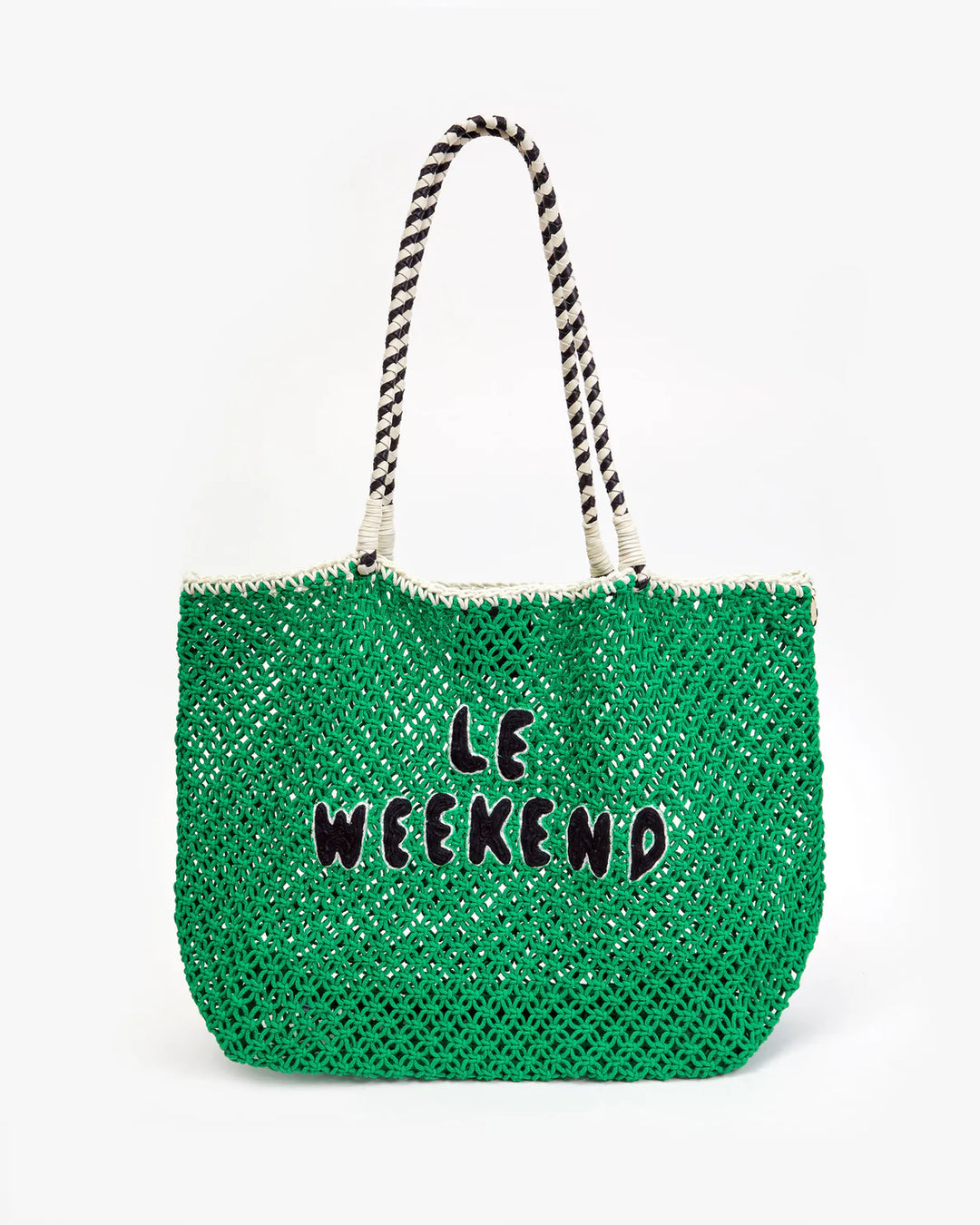 Clare V Lete Tote Le Weekend - Green/Black