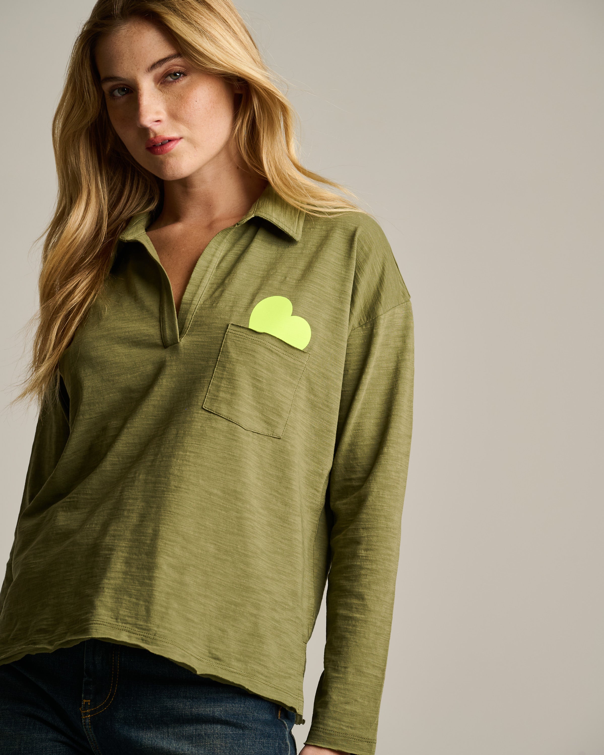 LISA Lisa Todd Pocket Love Sweater - Moss