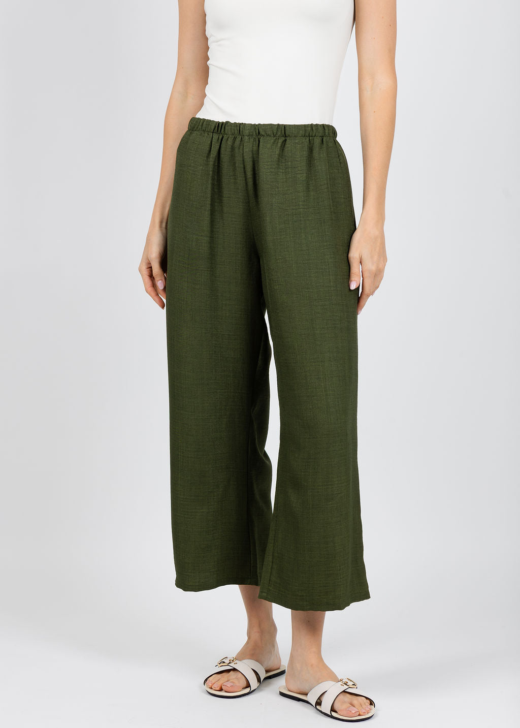 Nally & Millie Ariel Pants - Olive – Barbara Katz