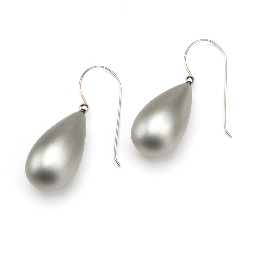 PONO Alchemy Raindrop Earrings in Silver available at Barbara Katz
