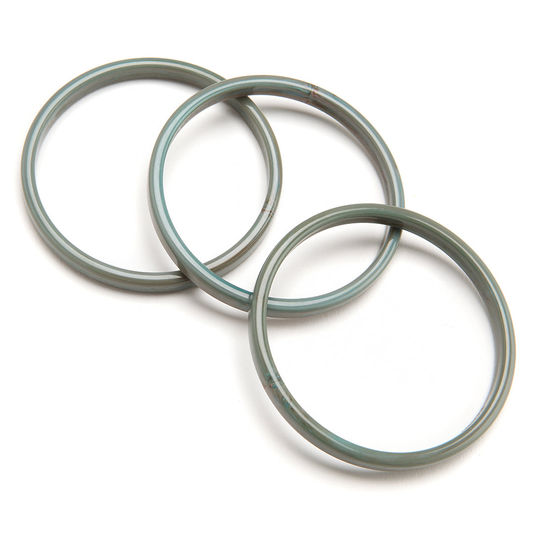 PONO Twiggy Bangle Set of 3 in Peacock available at Barbara Katz