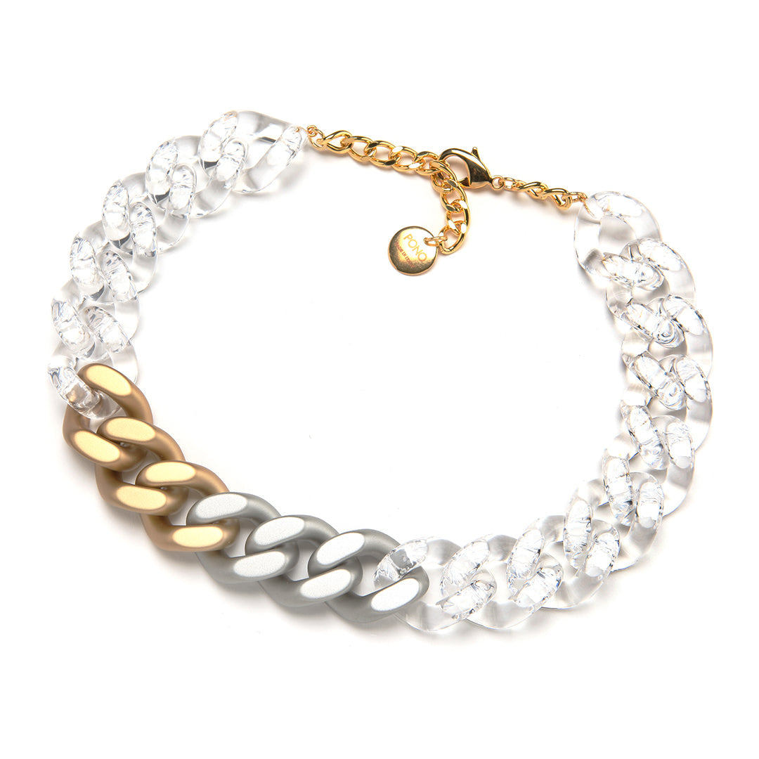 PONO Colette Luce Necklace Platinum available at Barbara Katz