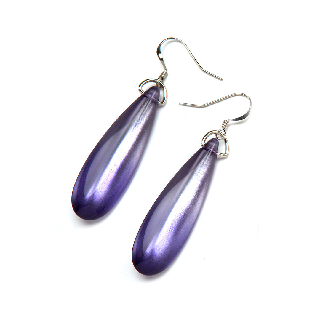 PONO Silvia H20 Earrings in Lavender available at Barbara Katz