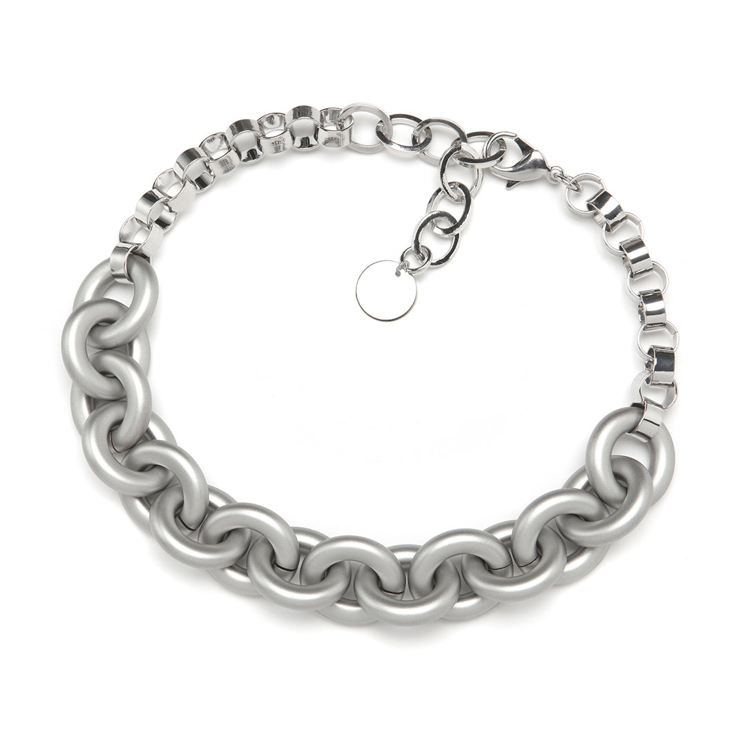PONO Dara Barile Necklace in Silver available at Barbara Katz