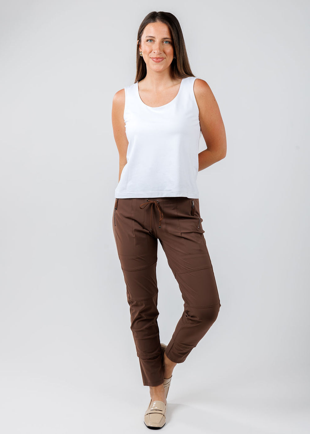 Raffaello Rossi Candy Pants - Copper available at Barbara Katz