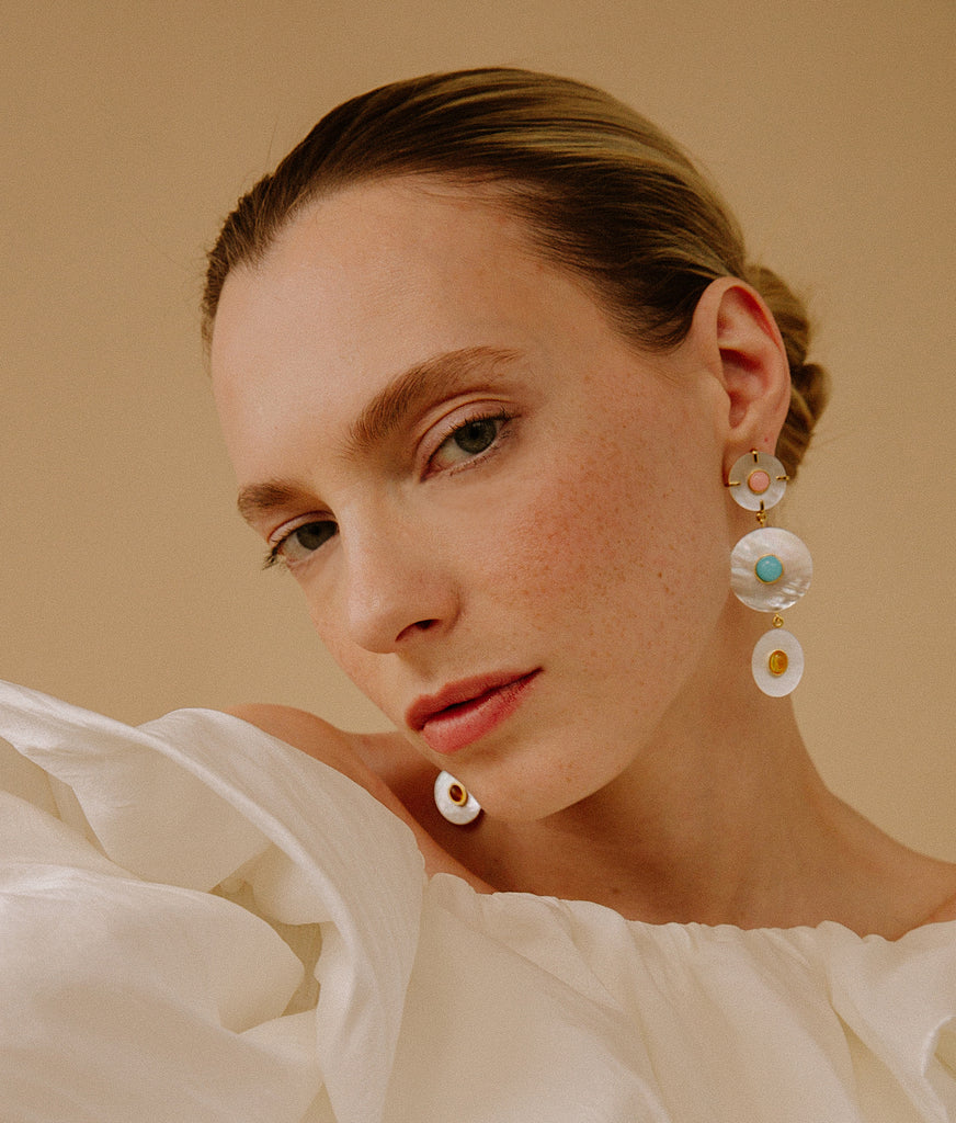Lizzie Fortunato Tropic Pearl Drop Earrings