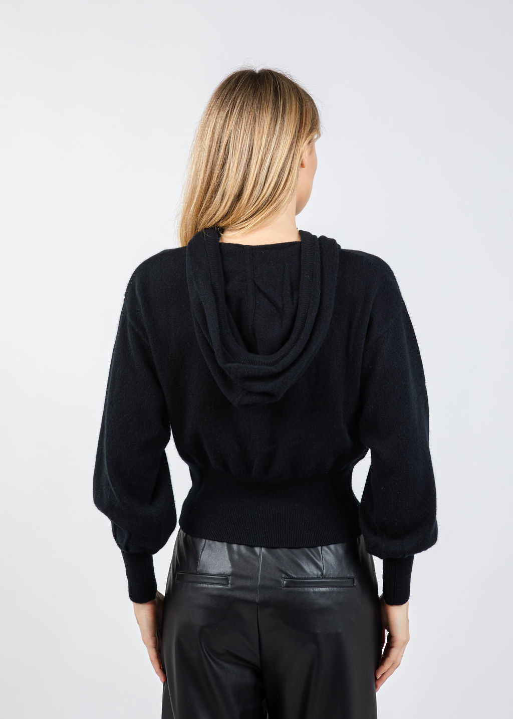 Whisper by Brodie Hillary Hoodie in Black available at Barbara Katz