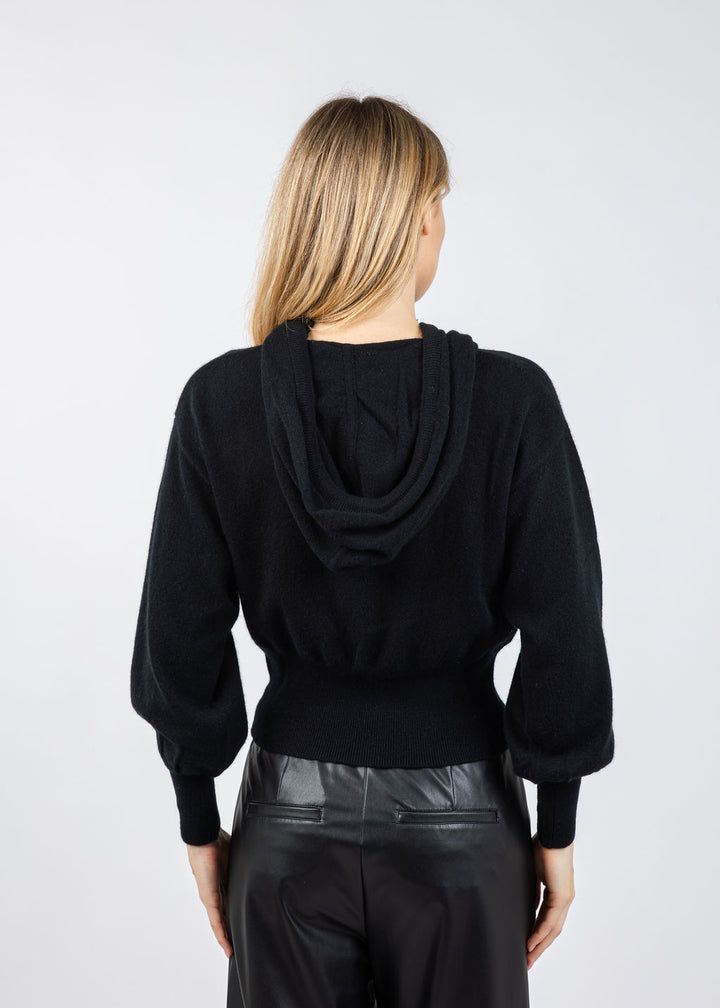 Whisper by Brodie Hillary Hoodie in Black available at Barbara Katz