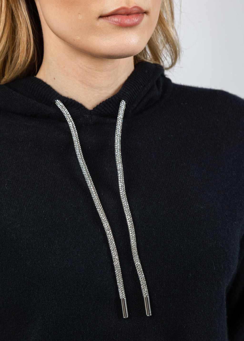 Whisper by Brodie Hillary Hoodie in Black available at Barbara Katz
