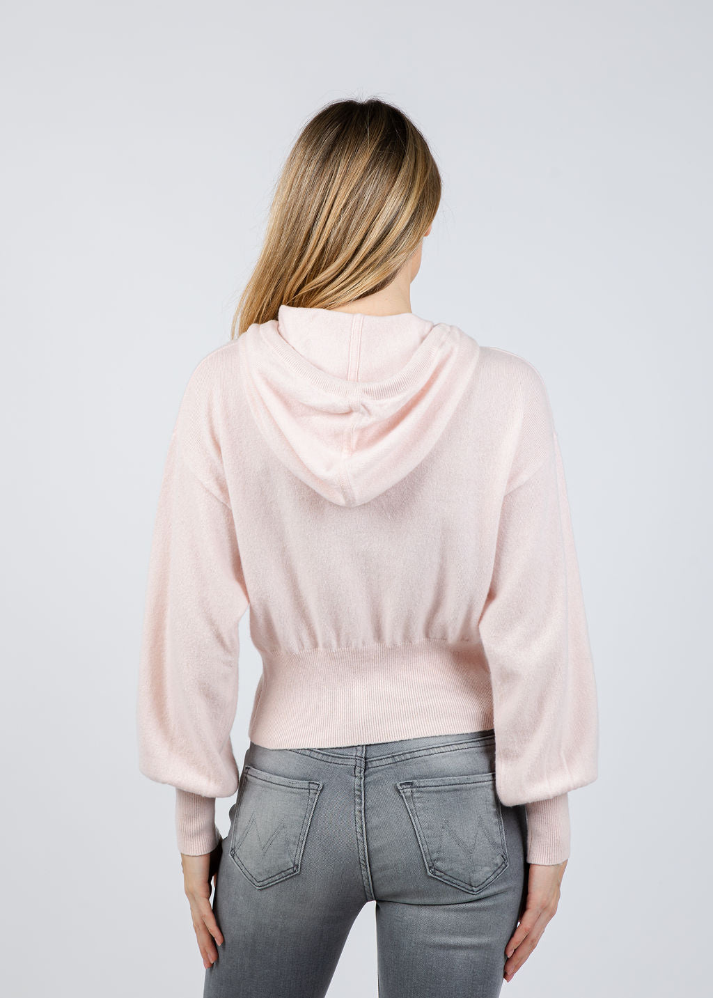 Whisper by Brodie Hillary Hoodie in Quartz Pink available at Barbara Katz