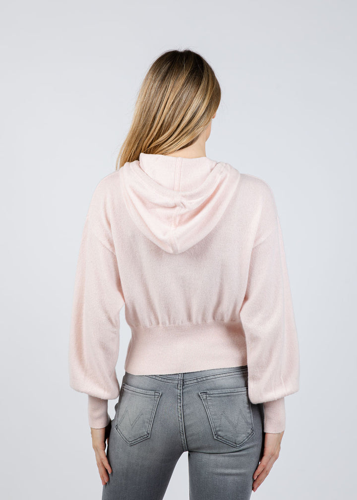 Whisper by Brodie Hillary Hoodie in Quartz Pink available at Barbara Katz