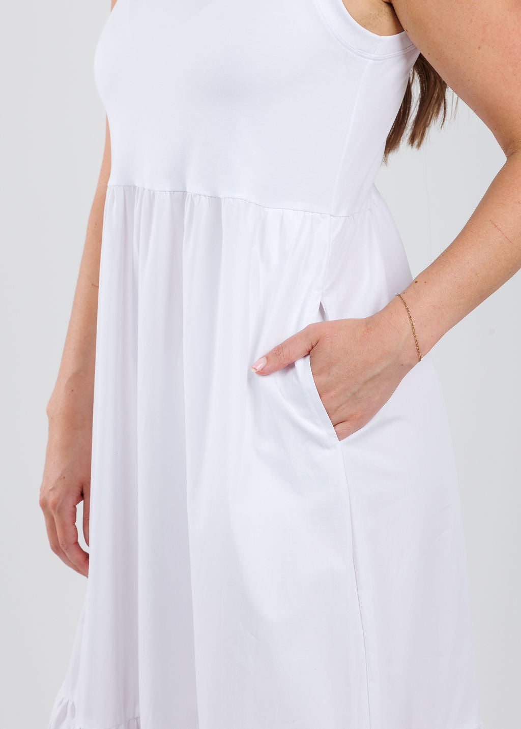 Eyelet Dress - White