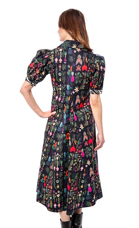 Dizzy-Lizzie Montauk Dress - Botanical Print available at Barbara Katz