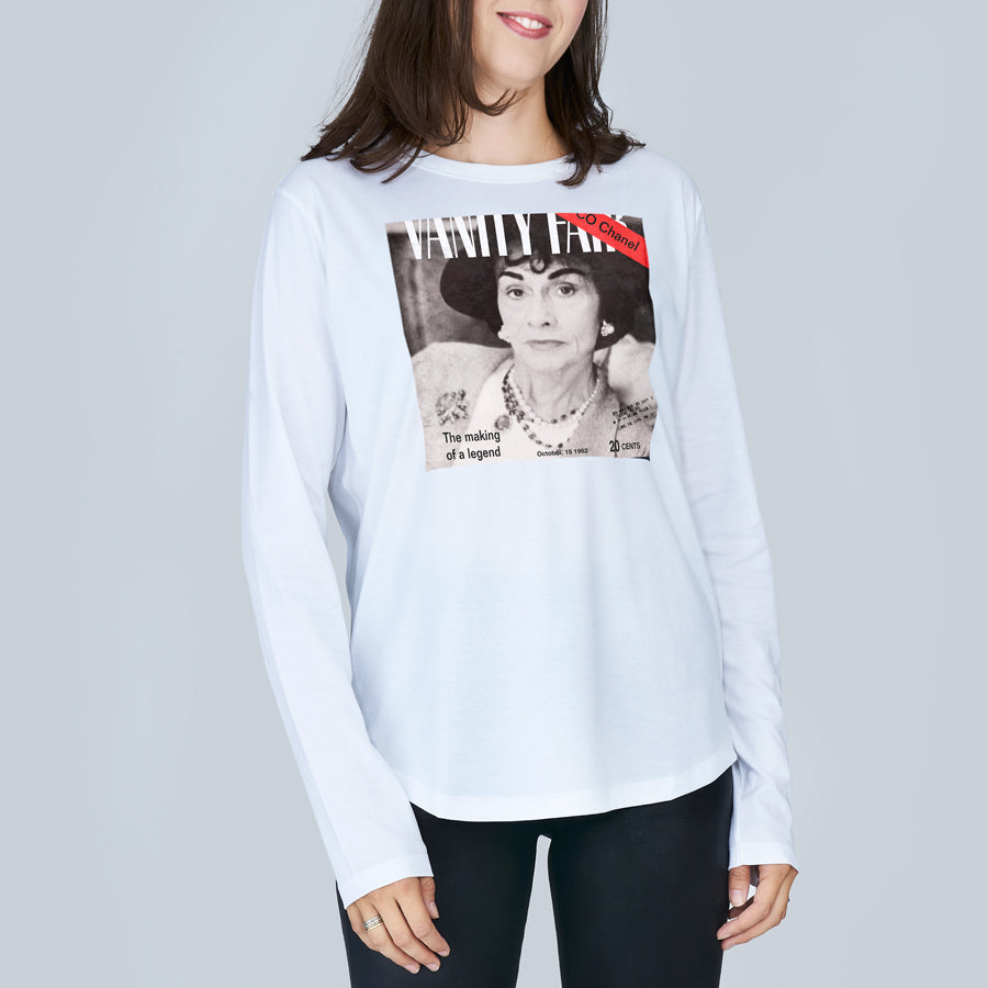 Suzi Roher The Catherine Long Sleeve Tee - Chanel – Barbara Katz