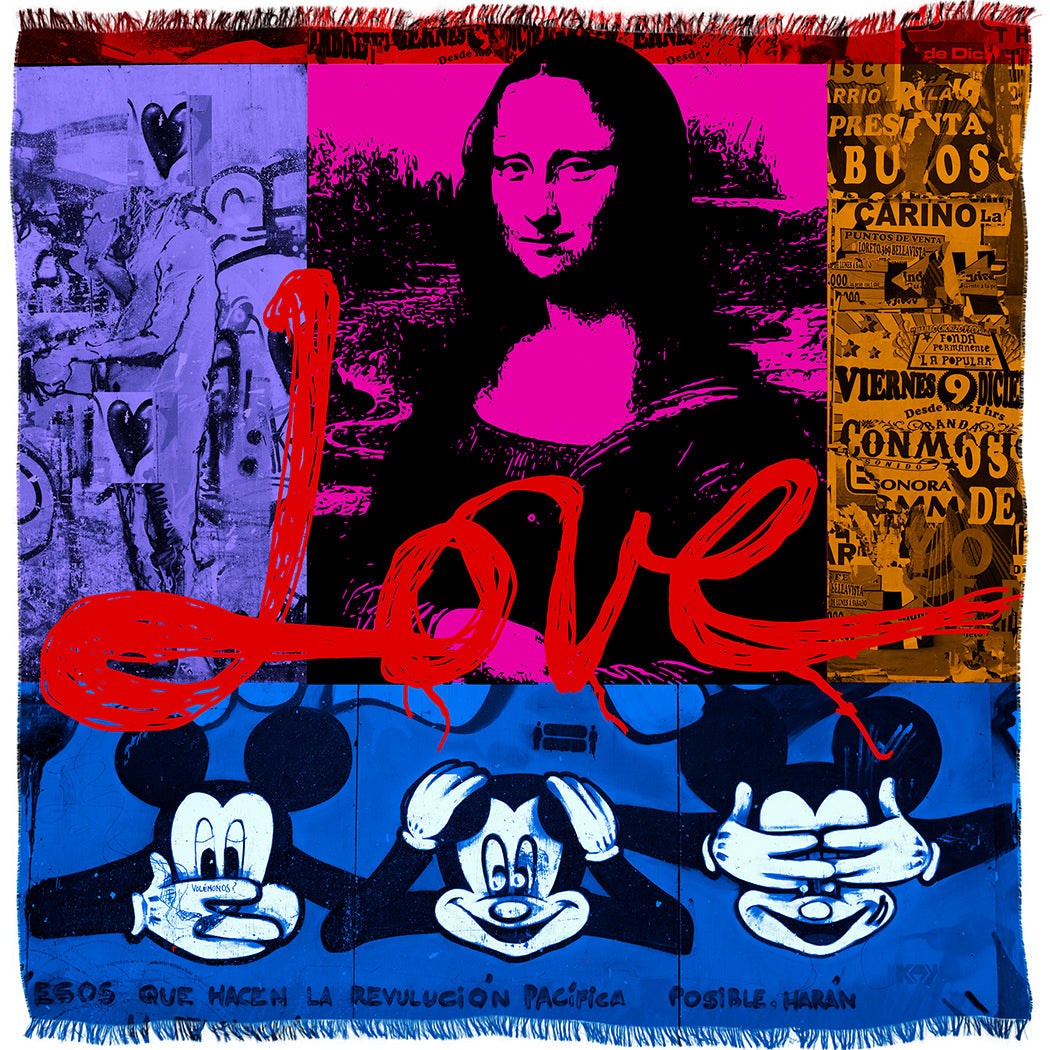 Suzi Roher Love To Know Scarf available at Barbara Katz