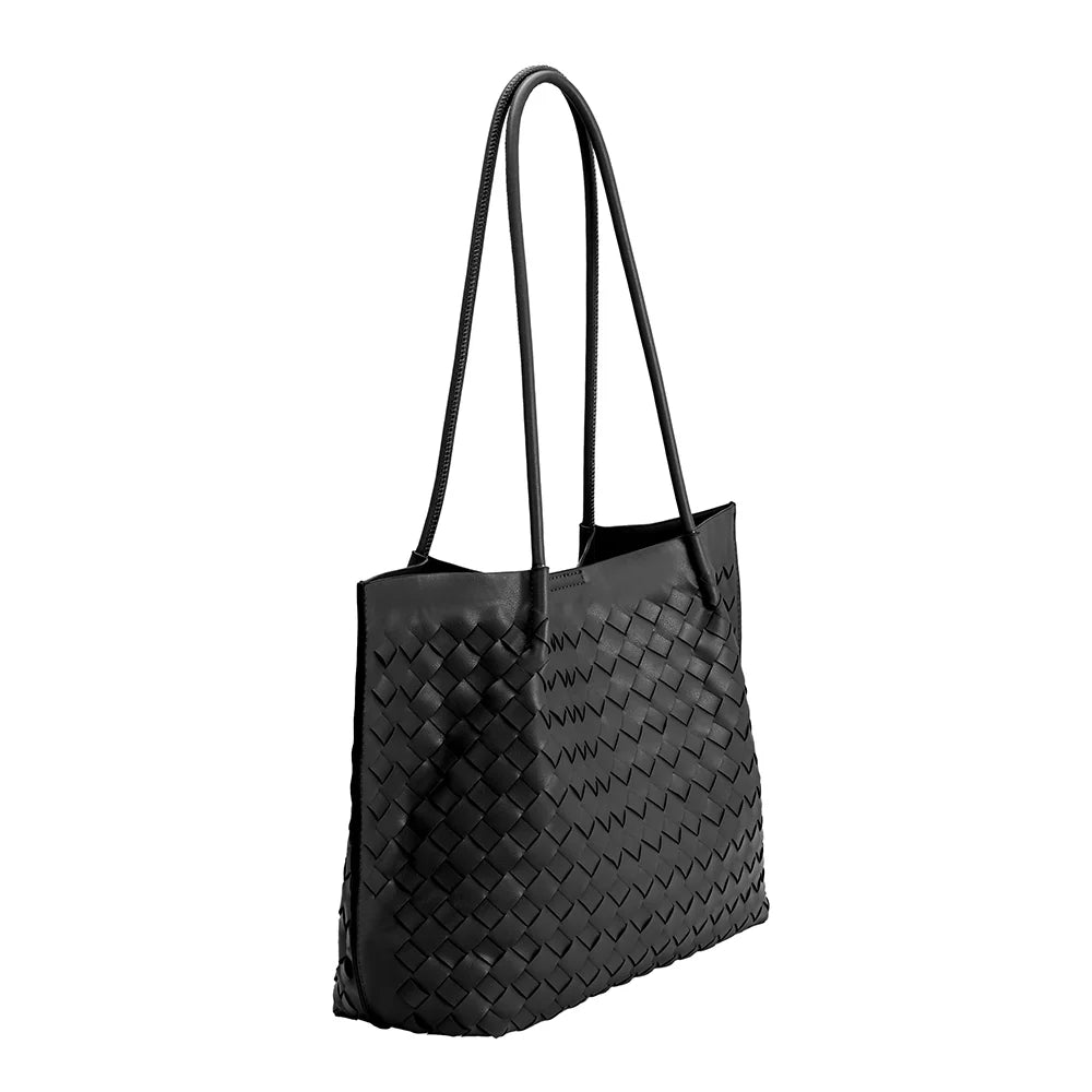 Melie Bianco Victoria Medium Tote Bag - Black