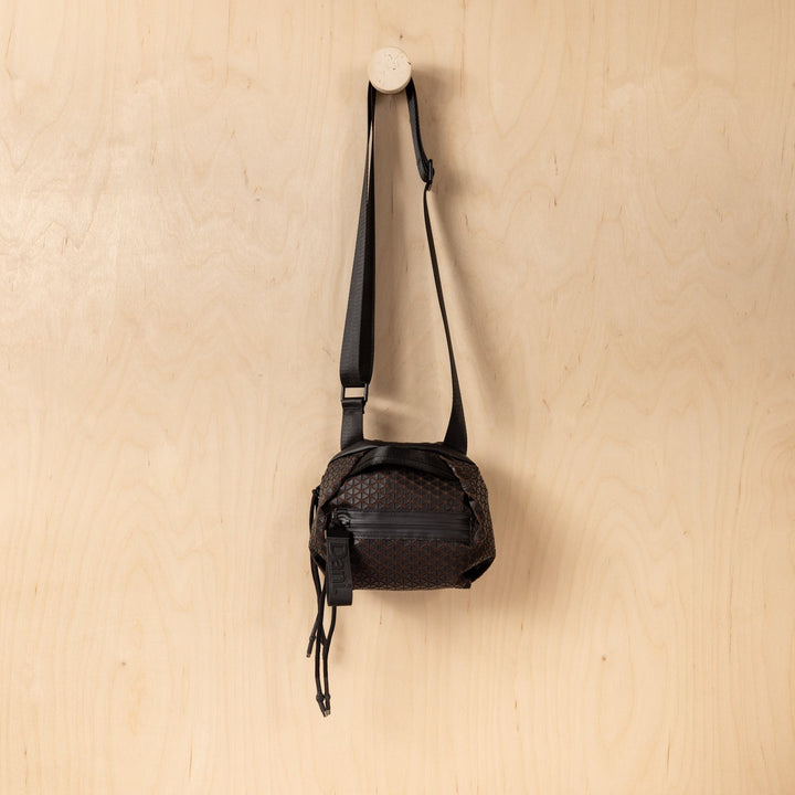 Daniella Lehavi Bonnie Mini Crossbody Bag in Geo Chocolate available at Barbara Katz