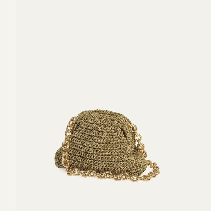 Mini Game Crochet Metallic - Gold