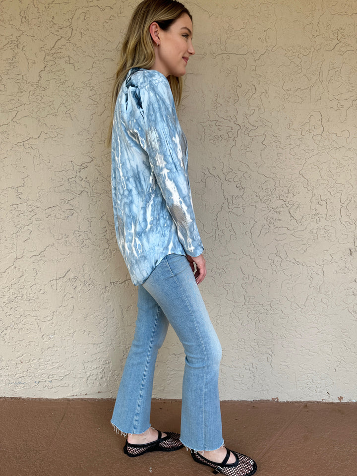 Mela Rosa Handpainted Shirt - Barca