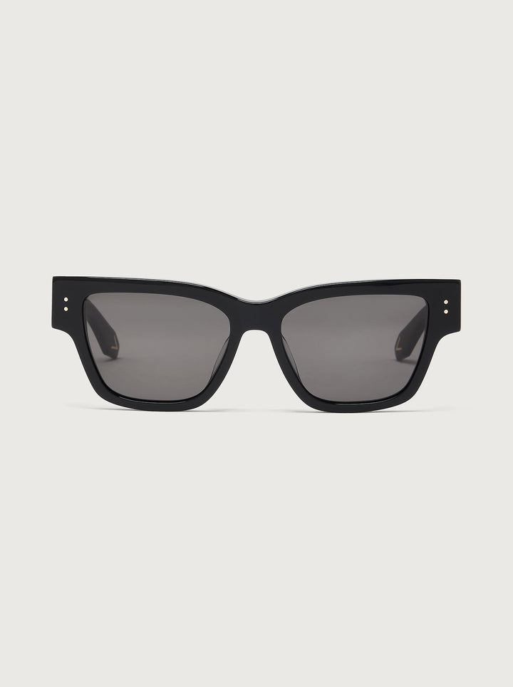 Varley Alber Square Sunglasses in Black available at Barbara Katz