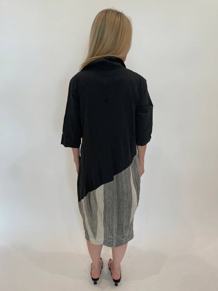 Ozai N Ku Rosie Shirt Dress in Stripes available at Barbara Katz