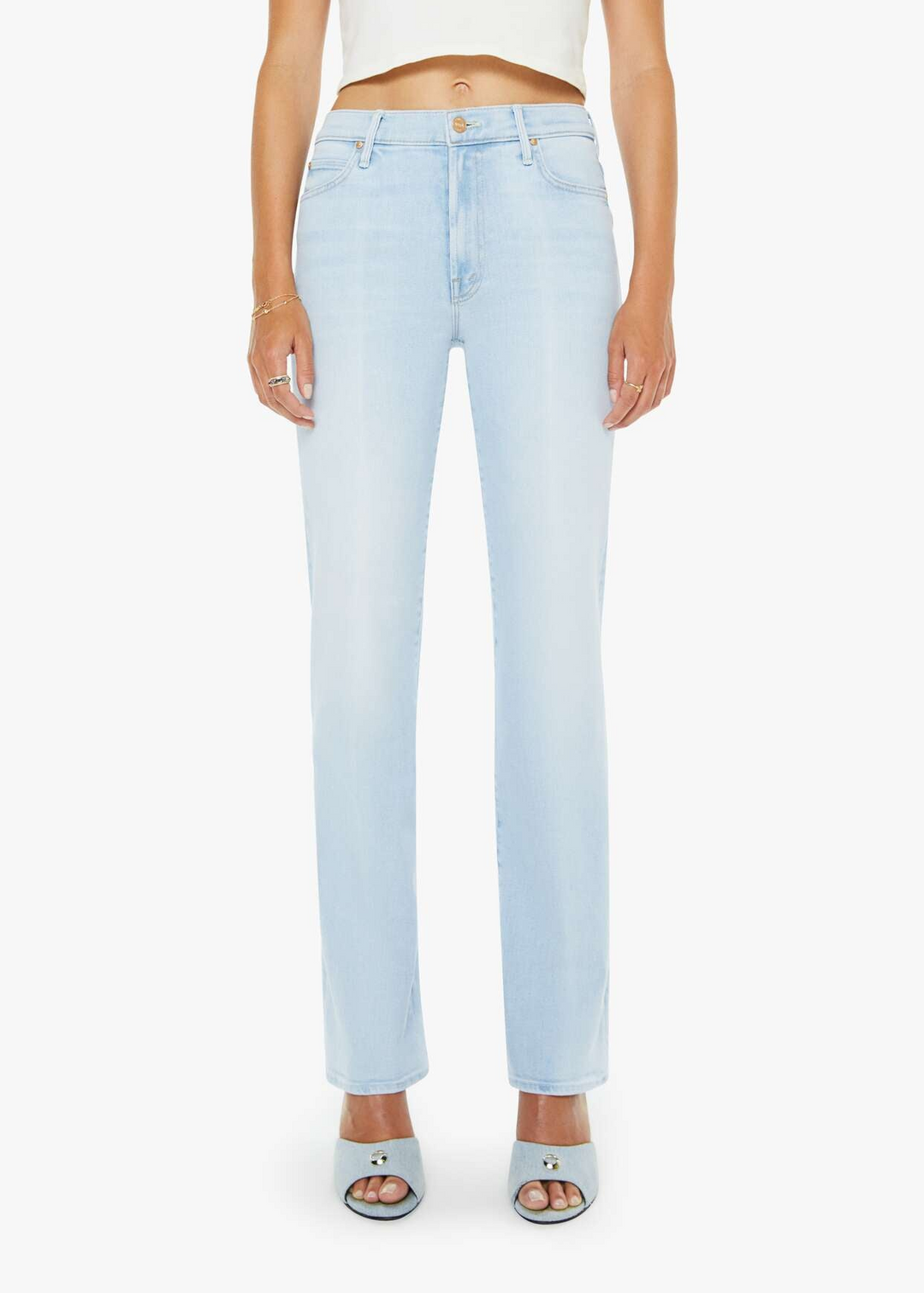 Mother The Kick It Jeans in Melt In Your Mouth available at Barbara Katz