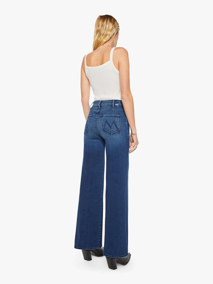 Mother The Hustler Roller Sneak Jeans - Homecoming High available at Barbara Katz