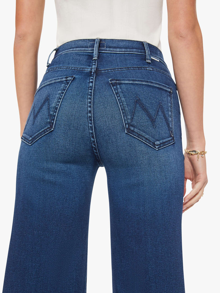 Mother The Hustler Roller Sneak Jeans - Homecoming High available at Barbara Katz