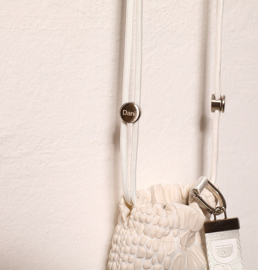 Dani Vegan Daniella Lehavi Tokyo Phone Pocket in Vanilla available at Barbara Katz