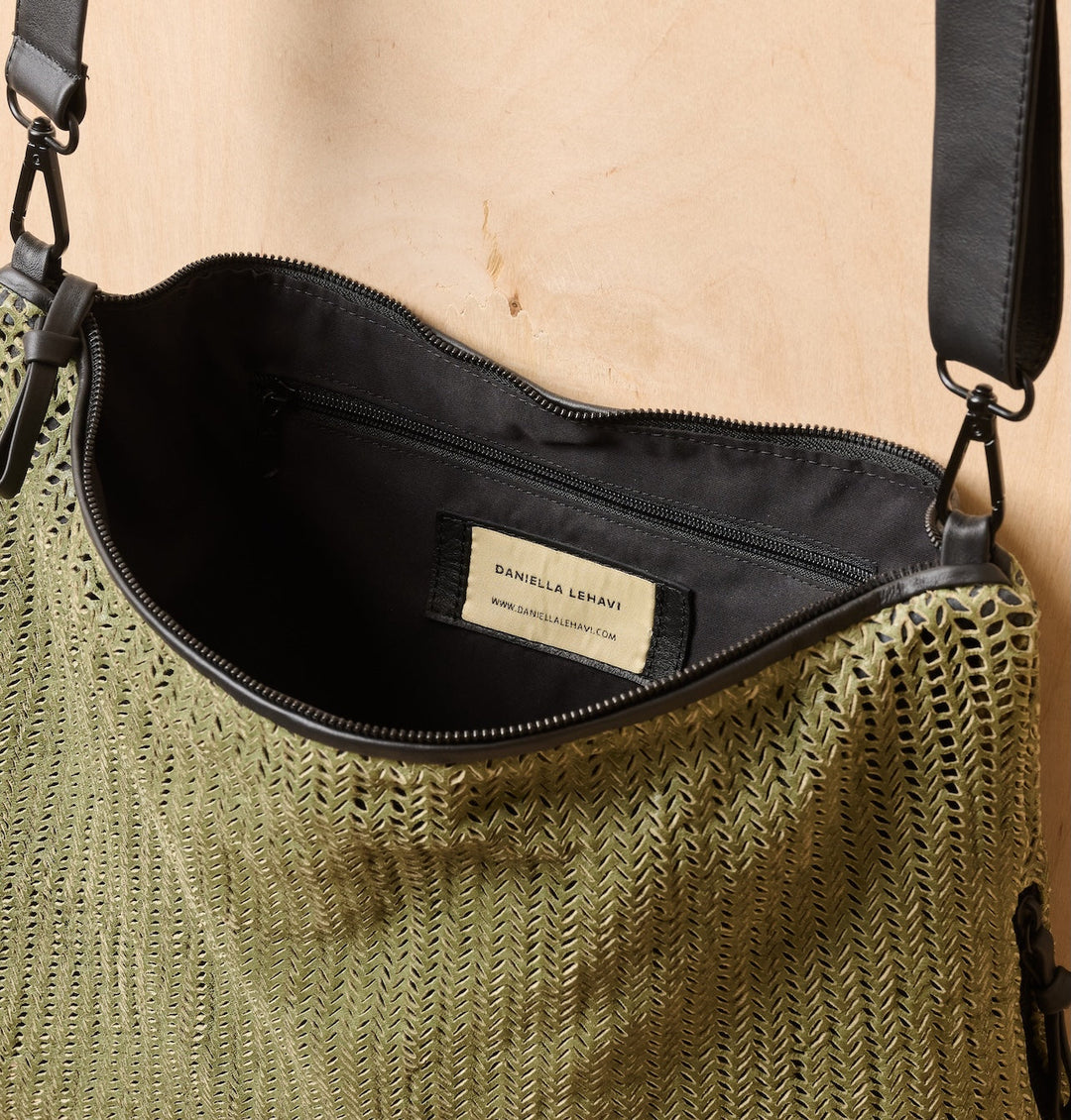 Daniella Lehavi Dallas Tote Bag in Rifle Green available at Barbara Katz