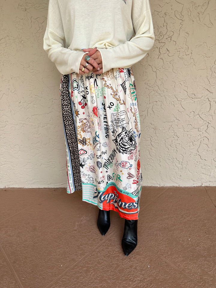 ME369 Vanessa Midi Skirt