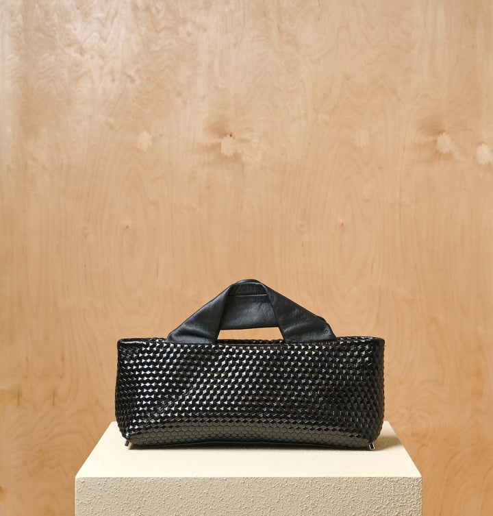 Daniella Lehavi Alexa Landscape Bag in 3D Black available at Barbara Katz