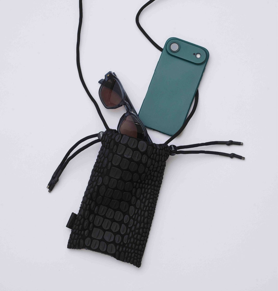 Daniella Lehavi Tokyo Phone Pocket in Black available at Barbara Katz