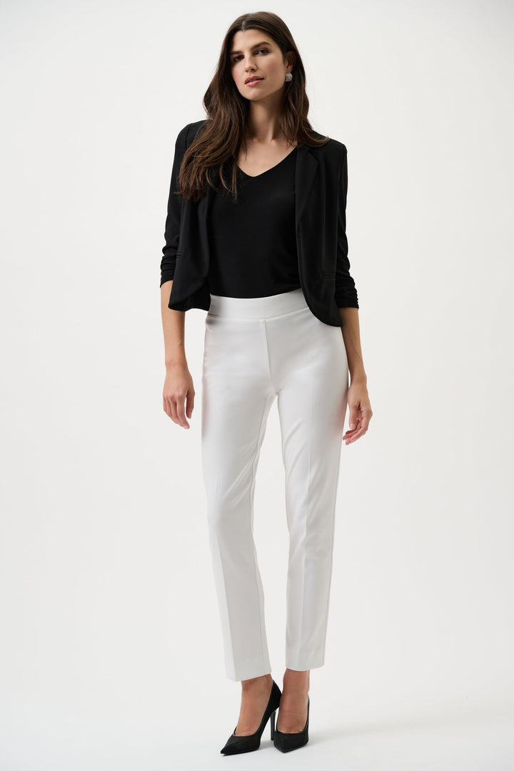 Joseph Ribkoff Classic Straight Pants in Vanilla available at Barbara Katz