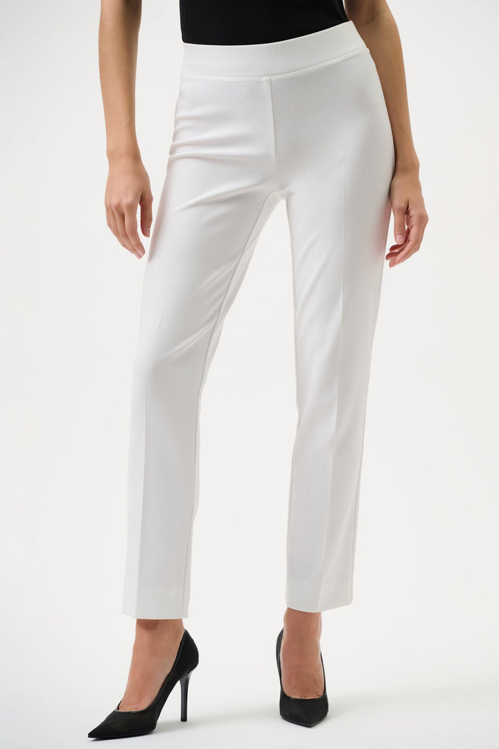 Joseph Ribkoff Classic Straight Pants in Vanilla available at Barbara Katz