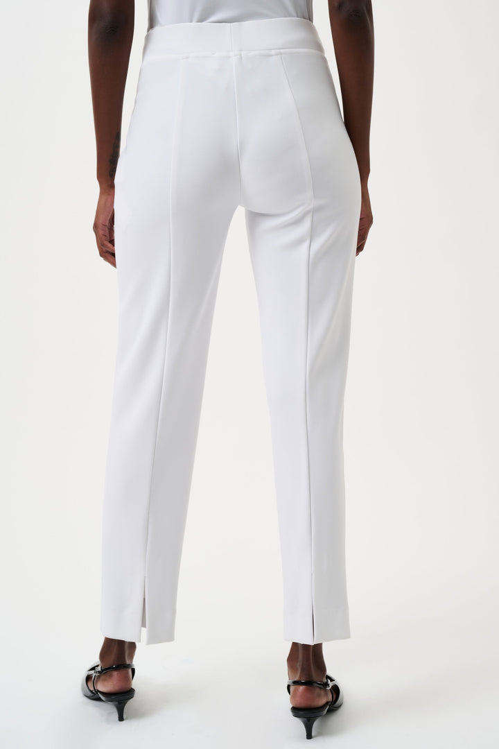 Joseph Ribkoff Classic Straight Pants in White available at Barbara Katz