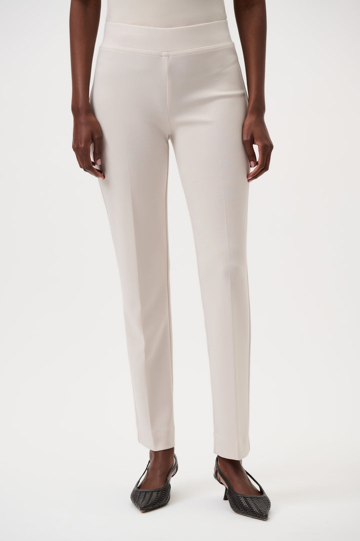 Joseph Ribkoff Classic Straight Pants in Mink available at Barbara Katz