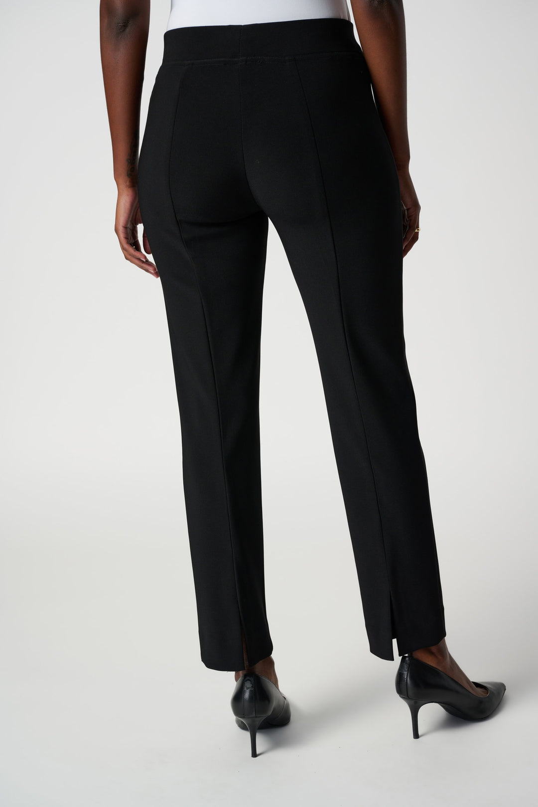 Joseph Ribkoff Classic Straight Pants in Black available at Barbara Katz