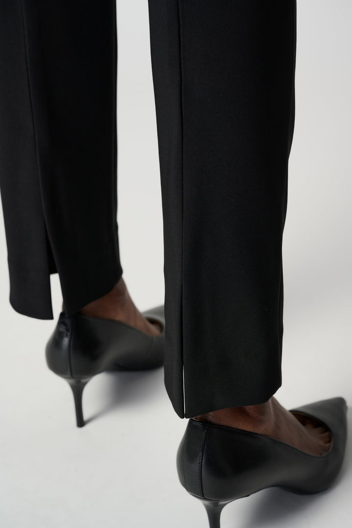 Joseph Ribkoff Classic Straight Pants in Black available at Barbara Katz